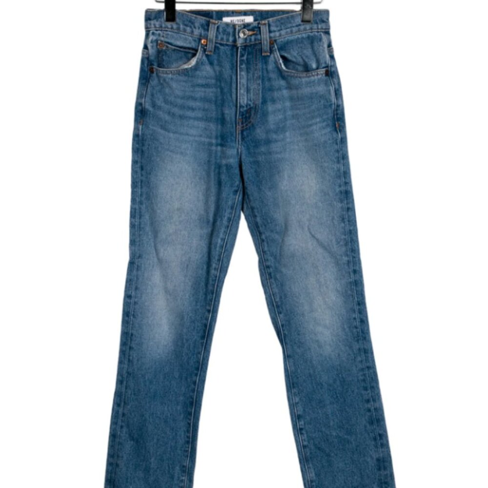 RE/DONE Mid-rise Straight Leg Jeans